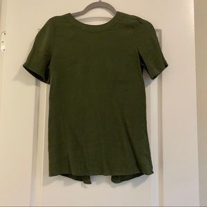 RO&DE lace up back blouse